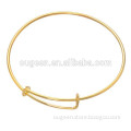 2015 new design DIY hot sale fashion gold wire bracelet